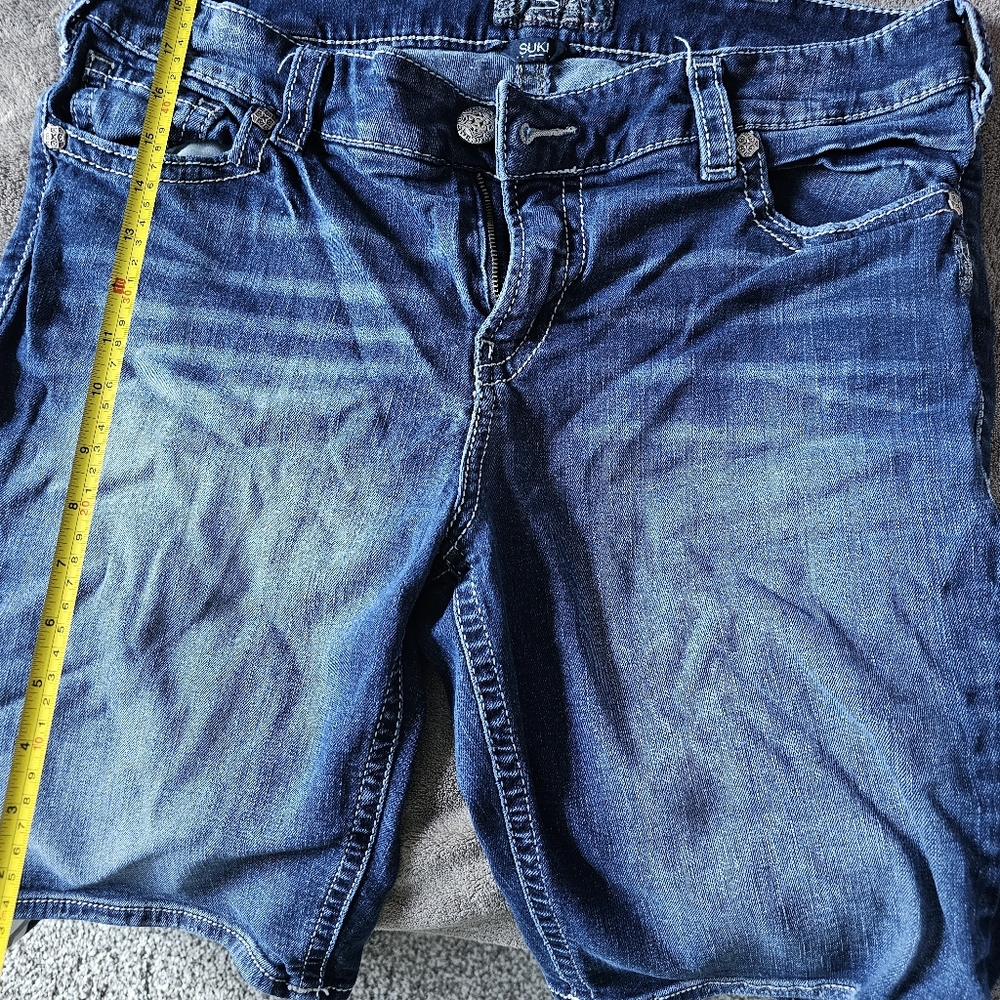 Women's Silver Brand Ladies Jean Shorts